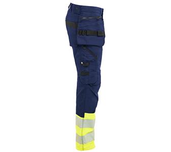113011498933 Blaklader High Vis Hose Stretch marineblau gelb_2.jpg